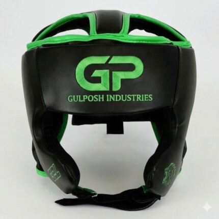 Pro-Series Competition Full-Face Headguard (Parrot Green Accents)