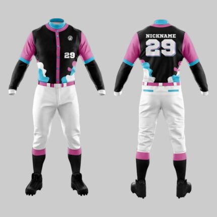 Custom Sublimated Splash-Design Baseball / Softball Uniform Kit