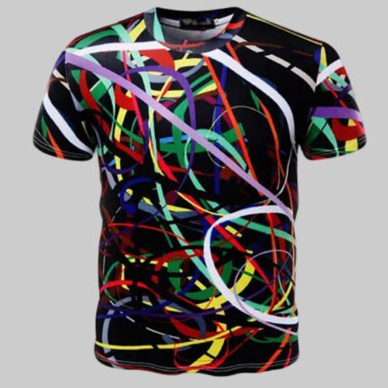 Gulposh Prisma Sublimated Abstract Performance Tee