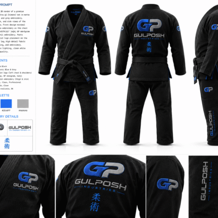 GULPOSH "Stealth Tech" Premium BJJ Gi (Black Edition)