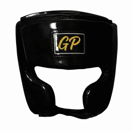 Gulposh Luxe Elite Full-Face Sparring Head Guard (Stealth Gloss Black Edition)