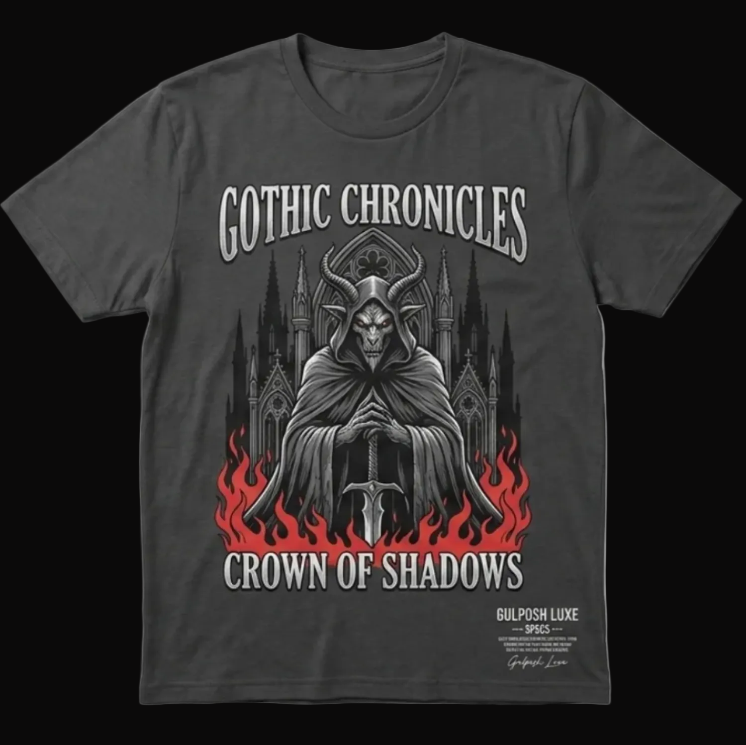 Crown of Shadows" Graphic Tee