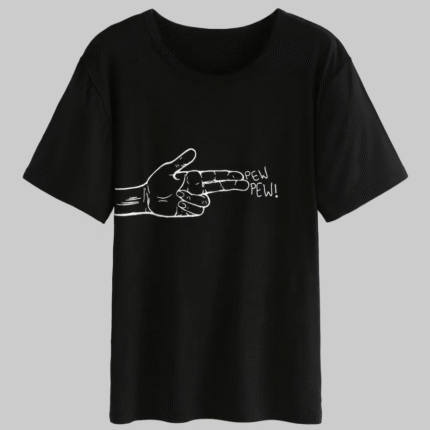 Gulposh Industries "Pew Pew" Hand Sign Graphic Tee