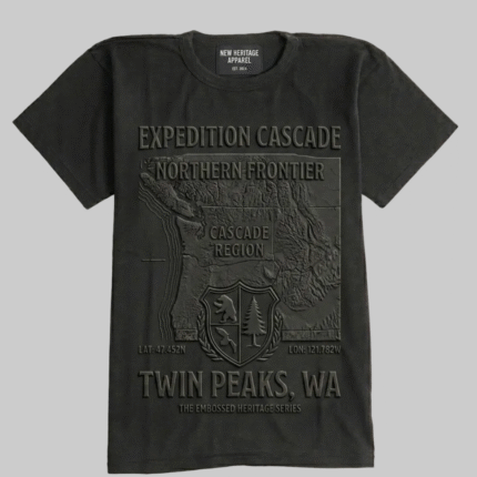 "Expedition Cascade" 3D Embossed Tee.