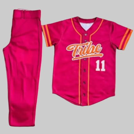 Elite Series Sublimated Maroon Baseball Uniform Kit (Jersey & Matching Pants)