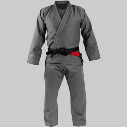Premium Blank Pearl Weave Brazilian Jiu-Jitsu (BJJ) Gi – Matte Gray Edition