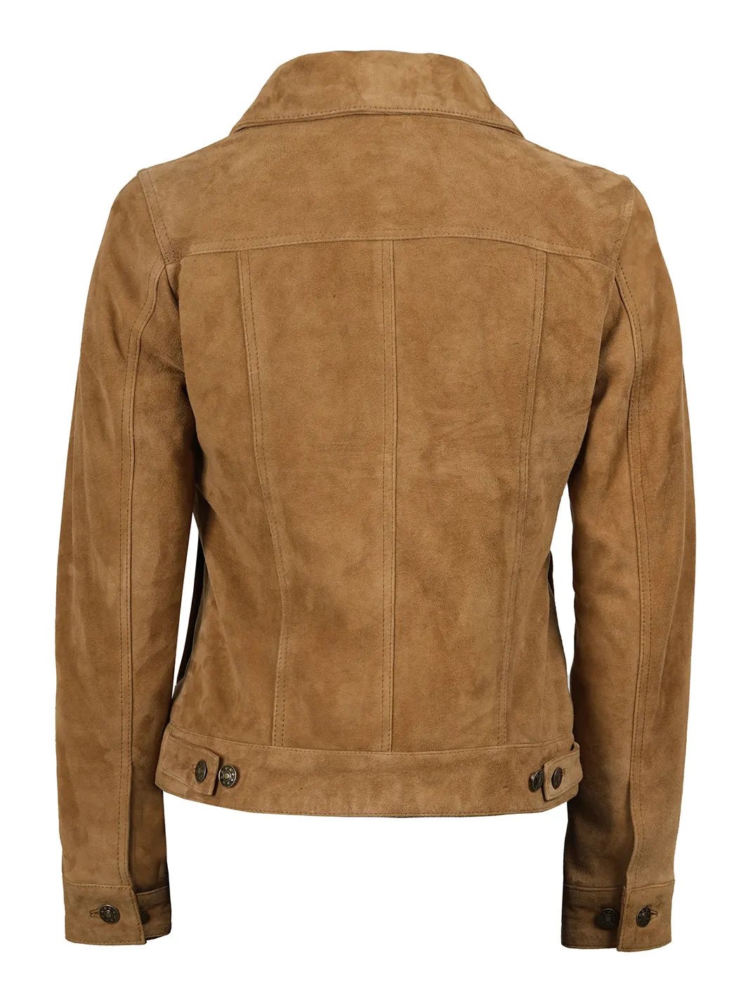 The Women's Heritage Suede Trucker Jacket - Image 3
