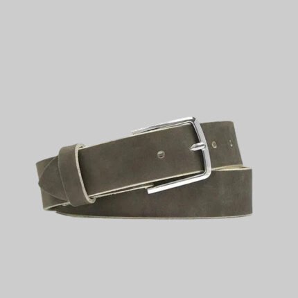 Matte Finish Leather Belt
