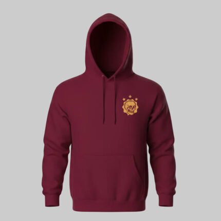 "Local Menace" Retro Boxing Skeleton Hoodie
