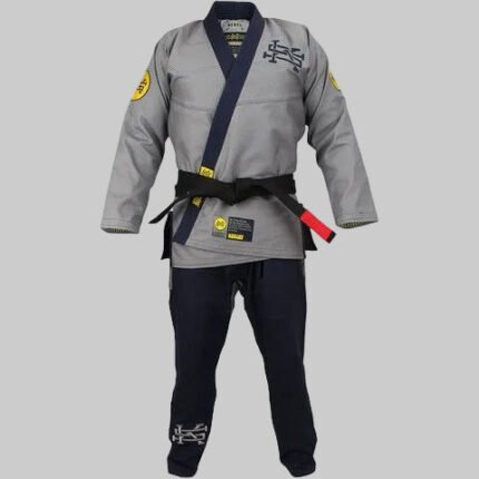 Premium Two-Tone BJJ Gi / Kimono (Styling based on the iconic Scramble "Rebel" Series layout).