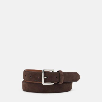 Classic Suede Leather Dress Belt