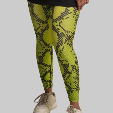 Gulposh Luxe "Viper Neon" Sublimated Snake Print Leggings